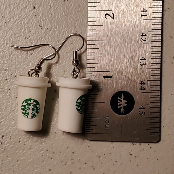☕ coffee earrings - Picture 2 of 2